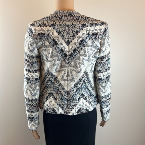 IRO Black and Ivory Kroe Tapestry Jacket - Picture 6 of 8